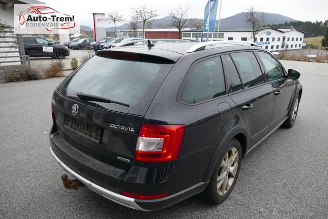 Skoda Octavia Combi Scout 2.0 TDI 4x4 Allrad AHK NAVI Kamera PCD vo+hi Bi-Xenon Alcantara/Leder 