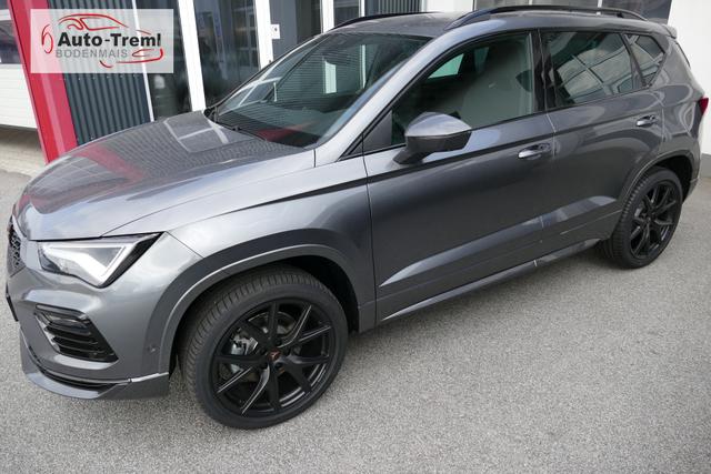 Cupra Ateca 2.0 TSI DSG 190 PS 4Drive AHK el.Sitz Top View Virtual Pedal el.H. 19" Black Matt SHZ LHZ 5JG Assistenz XL Dachhimmel schwarz Induktionsladeschale Navi Reserverad Kamera Parkassist 4x4 