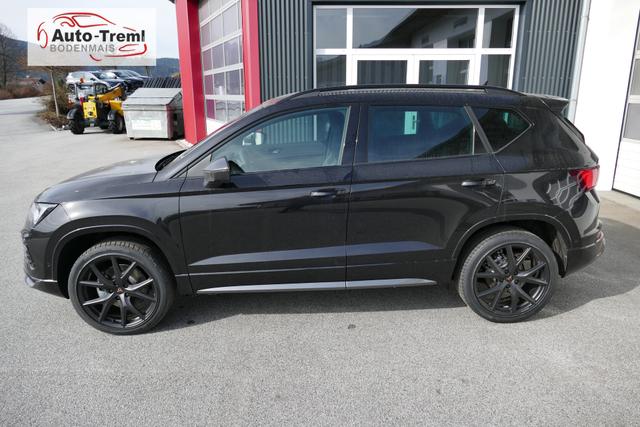 Cupra Ateca 2.0 TSI DSG 190 PS 4Drive AHK Top View Virtual Pedal el.H. 19" Black Matt var.Ladeboden SHZ LHZ 5JG Assistenz XL Dachhimmel schwarz Induktionsladeschale Navi Kamera Parkassist 4x4 