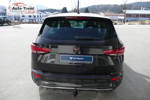 Cupra Ateca 2.0 TSI DSG 190 PS 4Drive AHK Top View Virtual Pedal el.H. 19" Black Matt var.Ladeboden SHZ LHZ 5JG Assistenz XL Dachhimmel schwarz Induktionsladeschale Navi Kamera Parkassist 4x4 
