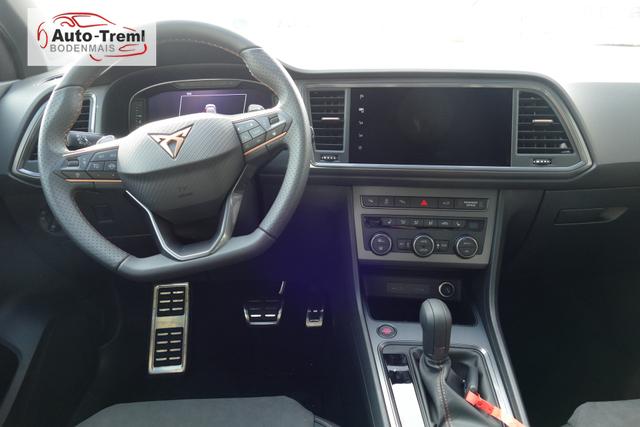 Cupra Ateca 2.0 TSI DSG 190 PS 4Drive AHK Top View Virtual Pedal el.H. 19" Black Matt var.Ladeboden SHZ LHZ 5JG Assistenz XL Dachhimmel schwarz Induktionsladeschale Navi Kamera Parkassist 4x4 