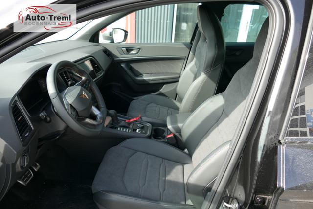 Cupra Ateca 2.0 TSI DSG 190 PS 4Drive AHK Top View Virtual Pedal el.H. 19" Black Matt var.Ladeboden SHZ LHZ 5JG Assistenz XL Dachhimmel schwarz Induktionsladeschale Navi Kamera Parkassist 4x4 