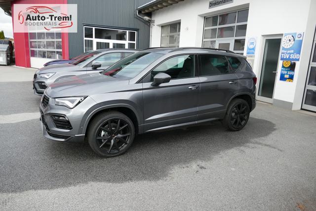 Cupra Ateca 1.5 TSI DSG 150 PS AHK Top View Virtual Pedal el.H. 19" Black Matt SHZ LHZ 5JG Assistenz XL Dachhimmel schwarz dopp. Ladeboden Induktionsladeschale Navi Kamera Parkassist 4x4 