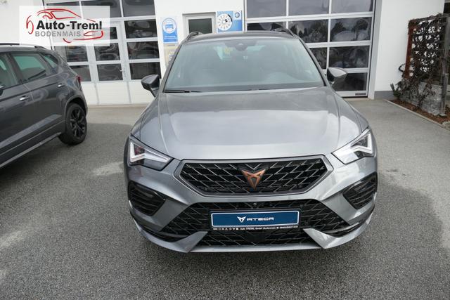 Cupra Ateca 1.5 TSI DSG 150 PS AHK Top View Virtual Pedal el.H. 19" Black Matt SHZ LHZ 5JG Assistenz XL Dachhimmel schwarz dopp. Ladeboden Induktionsladeschale Navi Kamera Parkassist 4x4 