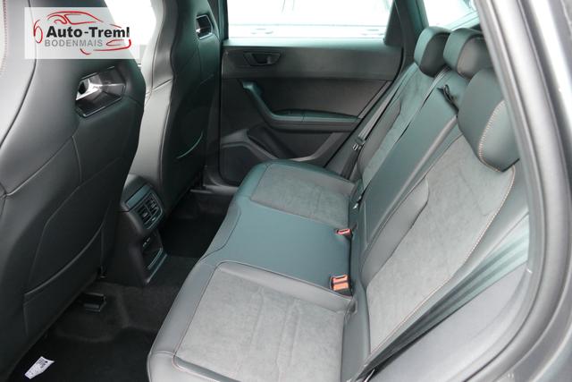 Cupra Ateca 1.5 TSI DSG 150 PS AHK Top View Virtual Pedal el.H. 19" Black Matt SHZ LHZ 5JG Assistenz XL Dachhimmel schwarz dopp. Ladeboden Induktionsladeschale Navi Kamera Parkassist 4x4 