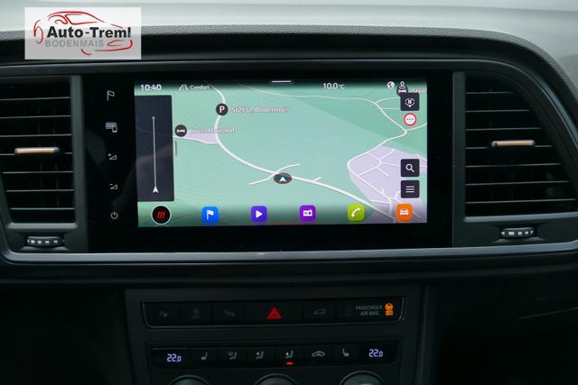 Cupra Ateca 1.5 TSI DSG 150 PS AHK Top View Virtual Pedal el.H. 19" Black Matt SHZ LHZ 5JG Assistenz XL Dachhimmel schwarz dopp. Ladeboden Induktionsladeschale Navi Kamera Parkassist 4x4 