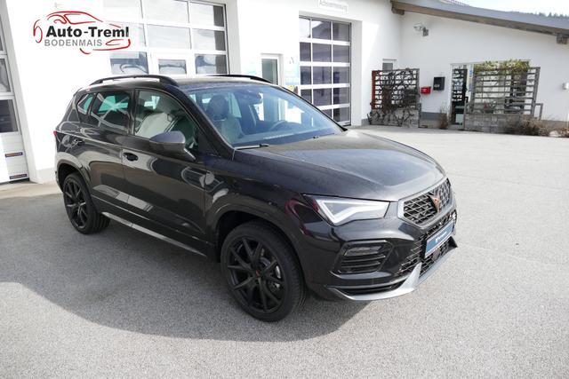 Cupra Ateca 1.5 TSI DSG 150 PS AHK Top View Virtual Pedal el.H. 19" Black Matt SHZ LHZ 5JG Assistenz L Dachhimmel schwarz dopp. Ladeboden Induktionsladeschale Navi Reserverad Kamera Parkassist 4x4 