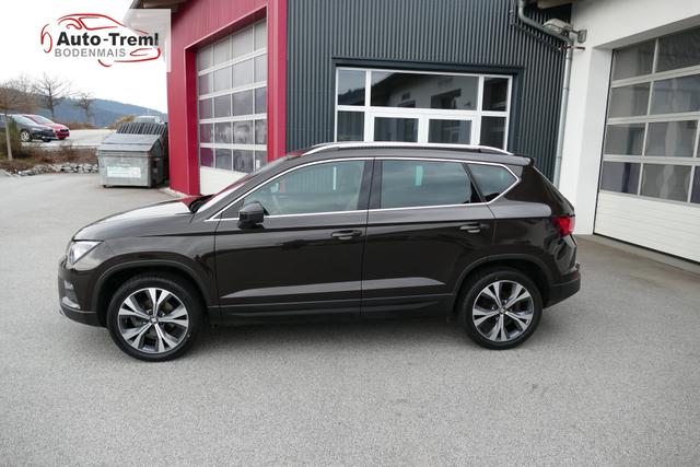 Seat Ateca Xcellence 1.5 TSI DSG 150 PS AHK Navi Beats Sound Frontscheibenheizung SHZ Kamera el.Heckklappe Virtual Pedal Totwinkel Garantie 