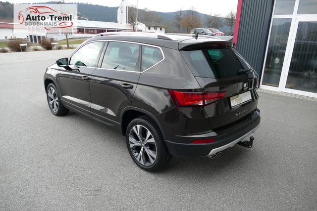 Seat Ateca Xcellence 1.5 TSI DSG 150 PS AHK Navi Beats Sound Frontscheibenheizung SHZ Kamera el.Heckklappe Virtual Pedal Totwinkel Garantie 
