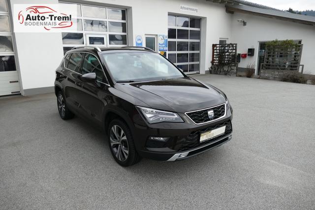 Seat Ateca Xcellence 1.5 TSI DSG 150 PS AHK Navi Beats Sound Frontscheibenheizung SHZ Kamera el.Heckklappe Virtual Pedal Totwinkel Garantie 