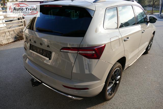 Skoda Karoq Sportline 1.5 TSI DSG 150 PS AHK Virtualles Pedal el.H. Matrix-LED Navi Virtual Cockpit SHZ beh.Lenkrad ACC 4JG Facelift 