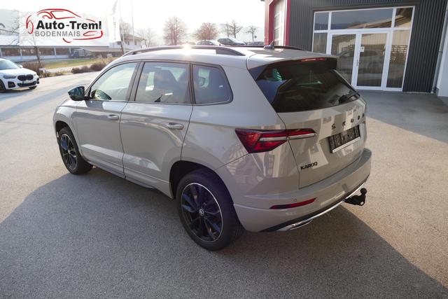 Skoda Karoq Sportline 1.5 TSI DSG 150 PS AHK Virtualles Pedal el.H. Matrix-LED Navi Virtual Cockpit SHZ beh.Lenkrad ACC 4JG Facelift 