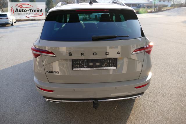 Skoda Karoq Sportline 1.5 TSI DSG 150 PS AHK Virtualles Pedal el.H. Matrix-LED Navi Virtual Cockpit SHZ beh.Lenkrad ACC 4JG Facelift 