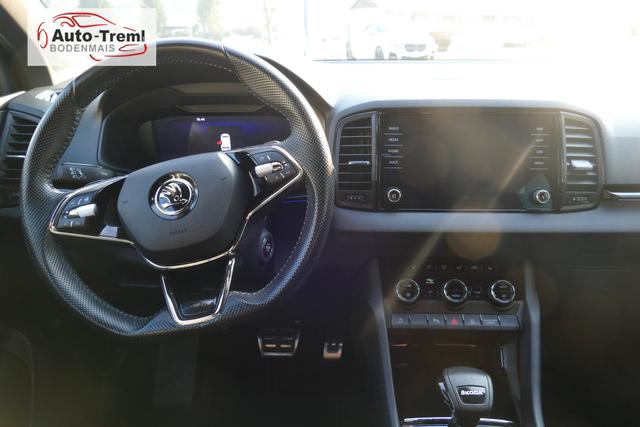 Skoda Karoq Sportline 1.5 TSI DSG 150 PS AHK Virtualles Pedal el.H. Matrix-LED Navi Virtual Cockpit SHZ beh.Lenkrad ACC 4JG Facelift 