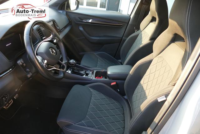 Skoda Karoq Sportline 1.5 TSI DSG 150 PS AHK Virtualles Pedal el.H. Matrix-LED Navi Virtual Cockpit SHZ beh.Lenkrad ACC 4JG Facelift 