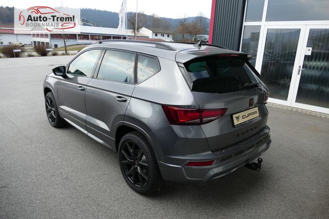 Cupra Ateca 2.0 TSI DSG 190 PS 4Drive AHK Top View Virtual Pedal el.H. 19" Black Matt var.Ladeboden SHZ LHZ 5JG Assistenz XL Dachhimmel schwarz Induktionsladeschale Navi Kamera Parkassist 4x4 