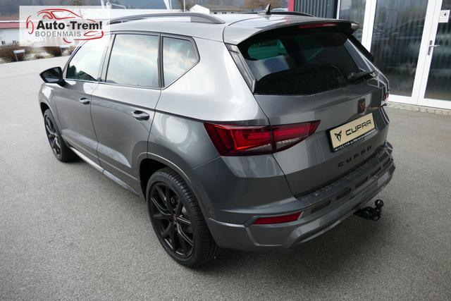 Cupra Ateca 2.0 TSI DSG 190 PS 4Drive AHK Top View Virtual Pedal el.H. 19" Black Matt var.Ladeboden SHZ LHZ 5JG Assistenz XL Dachhimmel schwarz Induktionsladeschale Navi Kamera Parkassist 4x4 