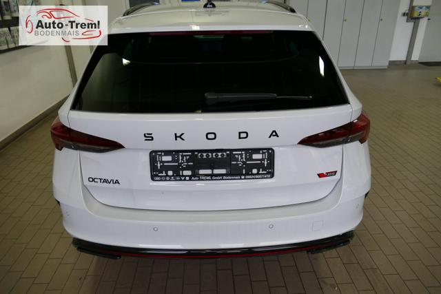 Skoda Octavia Combi RS 2.0 TSI DSG 265 PS Head Up Parklenk Navi SHZ 5JG DCC 19" AHK-Vorbereitung Dopp. Ladeboden Side Assist 