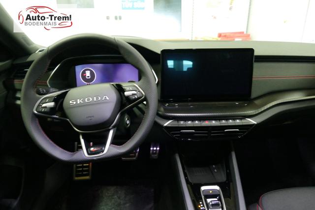 Skoda Octavia Combi RS 2.0 TSI DSG 265 PS Head Up Parklenk Navi SHZ 5JG DCC 19" AHK-Vorbereitung Dopp. Ladeboden Side Assist 