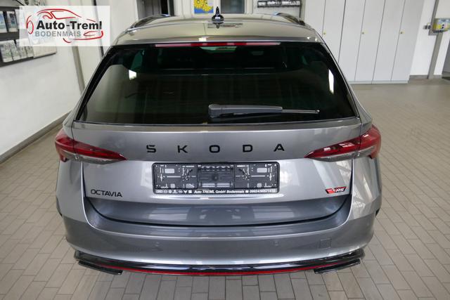 Skoda Octavia Combi RS 2.0 TSI DSG 265 PS Head Up Parklenk Navi SHZ 5JG DCC 19" AHK-Vorbereitung Dopp. Ladeboden Side Assist 