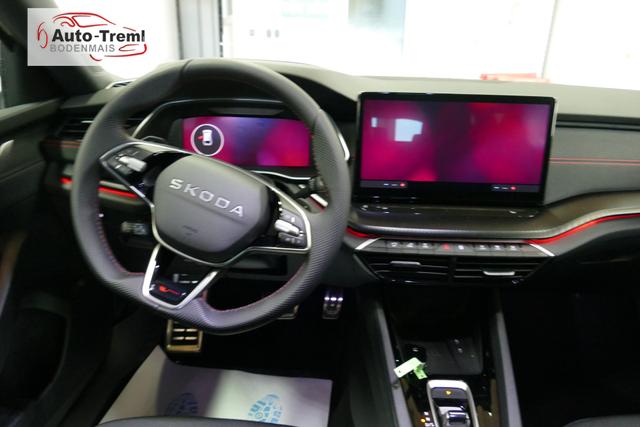 Skoda Octavia Combi RS 2.0 TSI DSG 265 PS Head Up Parklenk Navi SHZ 5JG DCC 19" AHK-Vorbereitung Dopp. Ladeboden Side Assist 