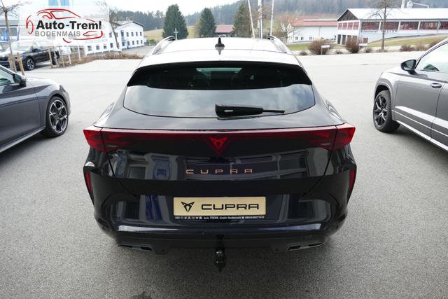 Cupra Formentor 2.0 TSI 4x4 DSG 204 PS Facelift AHK Navi 19" Artic schwarz Dynamic Design Top View Parklenk Edge Paket Intelligent Drive SHZ LHZ 5JG Reserverad 