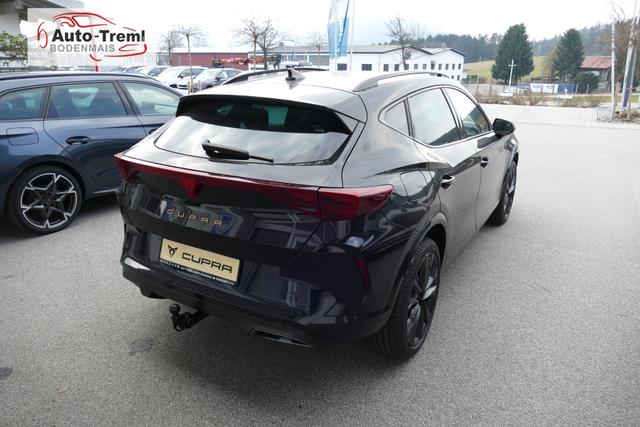 Cupra Formentor 2.0 TSI 4x4 DSG 204 PS Facelift AHK Navi 19" Artic schwarz Dynamic Design Top View Parklenk Edge Paket Intelligent Drive SHZ LHZ 5JG Reserverad 