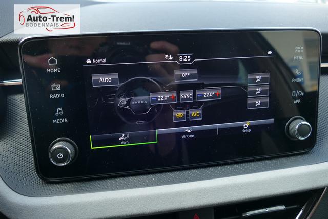 Skoda Kamiq Dynamic 1.0 TSI DSG 116 PS beh.WS SHZ LHZ Virtual Pedal el.H. Kamera AHK-Vorb. 5JG 17"ALU Fahrprofilauswahl SCC Digital Cockpit 