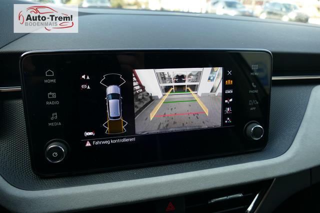 Skoda Kamiq Dynamic 1.0 TSI DSG 116 PS beh.WS SHZ LHZ Virtual Pedal el.H. Kamera AHK-Vorb. 5JG 17"ALU Fahrprofilauswahl SCC Digital Cockpit 