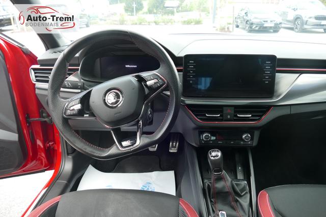 Skoda Kamiq Monte Carlo 1.5 TSI 150 PS Navi Pano 18" Vega Kamera beh.WS SHZ PDC ACC Wireless Charging Virtual Cockpit Totwinkel 