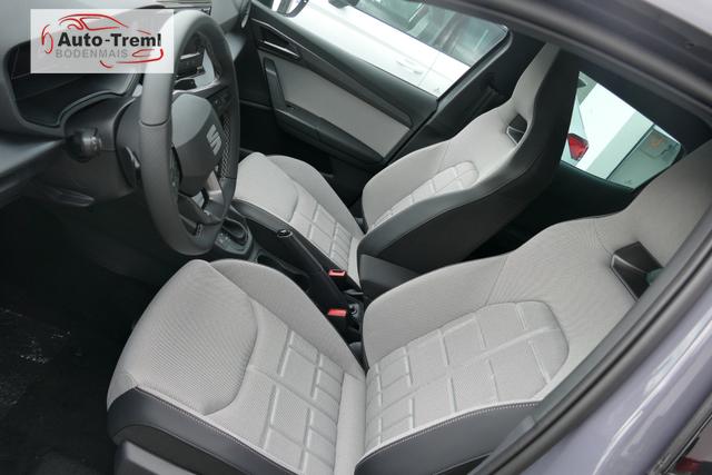 Seat Ibiza FR 1.5 TSI DSG 150 PS Facelift Black Paket 10 Jahre Garantie bis 200.000 km 18" Alu Sportschalensitze Digital Cockpit 10" LED SHZ ACC Assistenz-M Kamera Ladeboden Armlehne Connectivity Box 