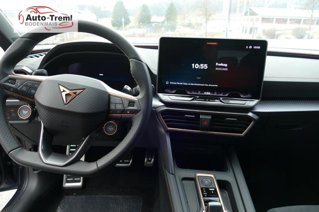 Cupra Leon Sportstourer ST 2.0 TSI DSG 4Drive 204 PS AHK Matrix Sennheiser 19" Polar Seitenschweller Dynamic Design Navi Intelligent Drive Edge Paket 5JG 
