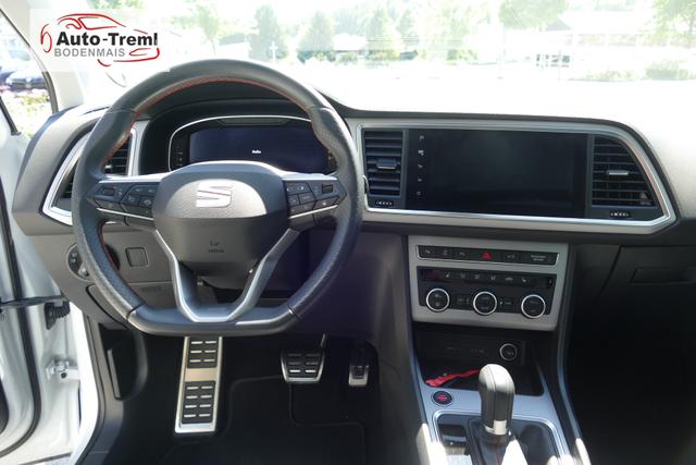 Seat Ateca FR 1.5 TSI DSG 150 PS AHK Panorama Navi SHZ Parklenk Kamera el.Heckklappe Virtual Pedal 