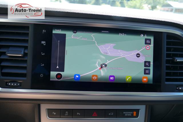 Seat Ateca FR 1.5 TSI DSG 150 PS AHK Panorama Navi SHZ Parklenk Kamera el.Heckklappe Virtual Pedal 