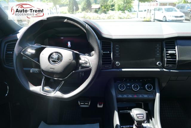 Skoda Kodiaq RS 2.0 TSI DSG 4x4 245 PS Panorama AHK Navi 20" beh WS Canton Virtual Pedal SHZ Lenkradheizung Virtuelles Cockpit 