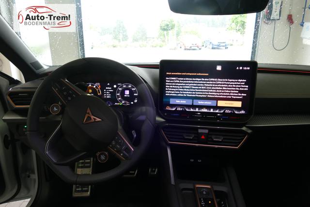 Cupra Leon Sportstourer ST 2.0 TSI DSG 4Drive 204 PS AHK Matrix 19" Mistral Kupfer Dynamic Design Navi SHZ Intelligent Drive Edge Paket 5JG 