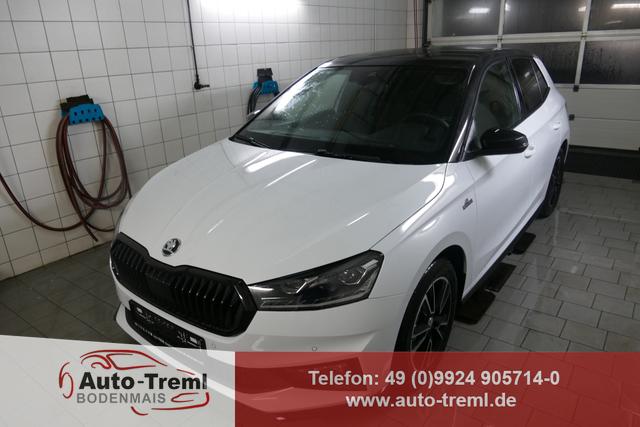 Skoda Fabia - 1.5 TSI DSG Monte Carlo 150 PS Panorama Colour Concept LED Kamera PDCvo+hi Navi via Smart Link SHZ LHZ