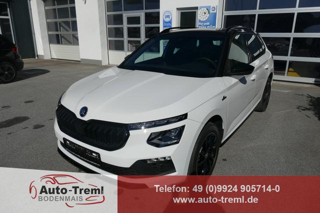 Skoda Kamiq - Monte Carlo Facelift 1.0 TSI DSG 116 PS Matrix 5JG Ebener Ladeboden LED 17" ALU Kajam Pano Kamera PDCvo+hi SHZ Lenkradheizung Navi via Smart Link Colour Concept Color