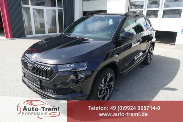 Skoda Karoq - Sportline 2.0 TSI DSG 190 PS 4x4 5JG AHK Navi 19" Alu beh.WS. SHZvo+hi Kamera PCDvo+hi variabler Ladeboden