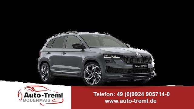 Skoda Karoq - Sportline 2.0 TSI DSG 190 PS 4x4 5JG AHK Navi 19" Alu beh.WS. SHZvo+hi Kamera PCDvo+hi variabler Ladeboden