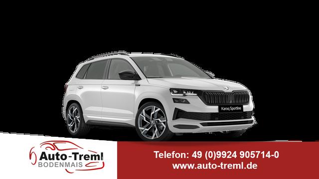 Skoda Karoq - Sportline 2.0 TSI DSG 190 PS 4x4 5JG AHK Navi Pano 19" Alu beh.WS. SHZvo+hi Kamera PCDvo+hi variabler Ladeboden