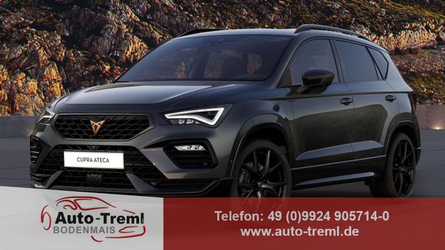 Cupra Ateca - 2.0 TSI DSG 190 PS 4Drive Pano AHK el.Sitz Top View Virtual Pedal el.H. 19" Black Matt SHZ LHZ 5JG Assistenz XL Dachhimmel schwarz Induktionsladeschale Navi Kamera Parkassist 4x4