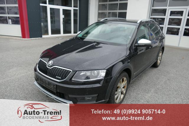 Skoda Octavia Combi Scout 2.0 TDI 4x4 Allrad AHK NAVI Kamera PCD vo+hi Bi-Xenon Alcantara/Leder 