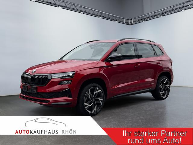 Skoda Karoq - 1,5 TSI DSG Sportline 2ZKlimaautomatik Canton Anh&auml;ngerkupplung Totewinkel Assistent 2 x Einparkhilfe Kamera 19 Zoll Felgen adaptiver Tempomat 5J Garantie