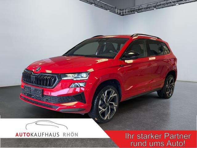Skoda Karoq - Sportline 1,5 TSI DSG 2ZKlimaautomatik Canton Anh&auml;ngerkupplung Totewinkel Assistent 2 x Einparkhilfe Kamera 19 Zoll Felgen adaptiver Tempomat 5J Garantie
