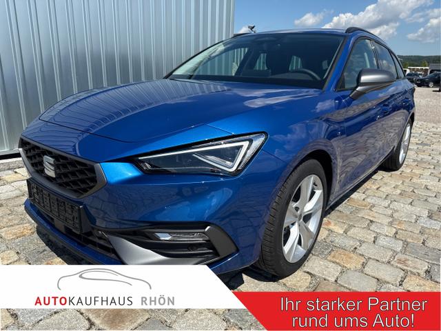 Seat Leon Sportstourer - FR 1.5 eTSI Mild-Hybrid 150PS 7DSG - 5 Jahre GARANTIE-Anh&auml;ngerkupplung-MATRIX LED-WINTER-SHZ-ACC-Klimaautomatik 3Zonen-beheiz.Lenkrad-NAVI-Ambiente-2xPDC-R&uuml;ckfahrkamera-ALU17"-DAB-elektr. Fensterheber-RDKS-Sunset-USB-Sofort