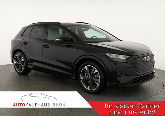 Audi Q4 e-tron - 45 basis quattro S-LINE, Pano, AHK, 20-Zoll, Matrix, Optikpaket schwarz