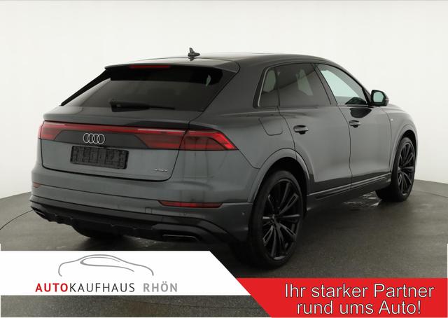 Audi Q8 - 50 TDI quattro qu S-LINE, Luft, Pano, B&O, 23-Zoll, AHK, Leder, AreaView, Optik schwarz