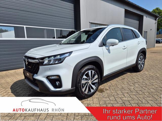 Suzuki S-Cross - Comfort+ 129PS MHEV 4x4 ALLGRIP 1.4 Boosterjet Teil-Leder Navi Klimaautomatik Sitzheizung ACC PDC v+h 4x Kamera Suzuki-Radio Apple CarPlay Android Auto Touchscreen 2xKeyless 17-LM