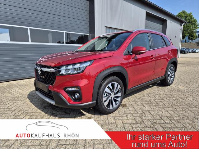 Suzuki S-Cross - Comfort+ 129PS MHEV 4x4 ALLGRIP 1.4 Boosterjet Teil-Leder Navi Klimaautomatik Sitzheizung ACC PDC v+h 4x Kamera Suzuki-Radio Apple CarPlay Android Auto Touchscreen 2xKeyless 17-LM
